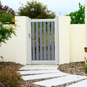 aluminum garden gate
