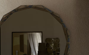 wall-mounted mirror