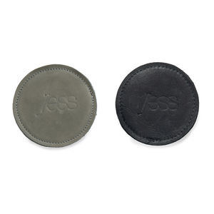 leather coaster