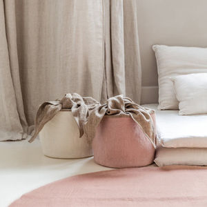 felt storage basket