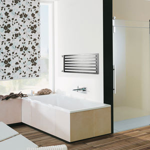 hot water towel radiator / electric / metal / contemporary