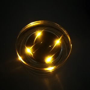 crystal solar stud / tempered glass facing / connected / pathway