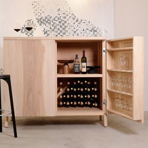 contemporary bar cabinet