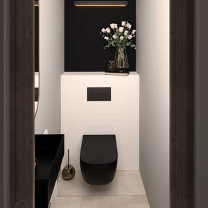 wall-mounted toilet installation unit
