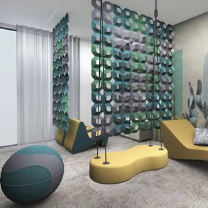 contemporary pouf