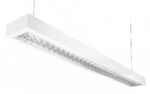 hanging light fixture / LED / linear / aluminum