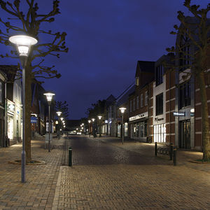 urban lamppost / contemporary / aluminum / cast aluminum