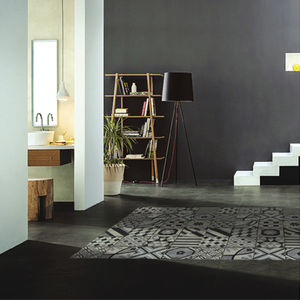 indoor tiles / floor / ceramic / geometric pattern