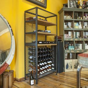 self-supporting wine rack