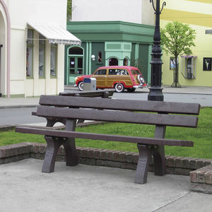 traditional public bench