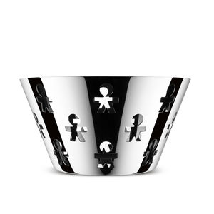 polished stainless steel fruit basket / stainless steel / for domestic use