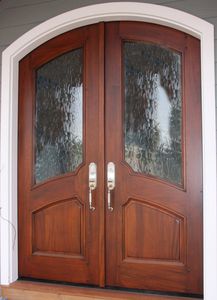 Entry door - HILLS 501 - AppWood - wooden / steel / swing