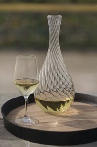 blown glass carafe