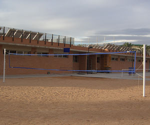 socketed volleyball post