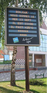 outdoor display panel