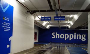 wall-mounted signage plate