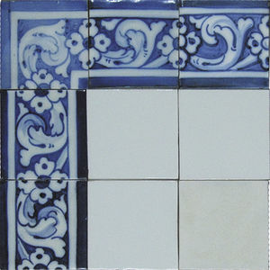 glazed ceramic border tile