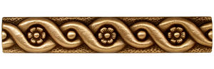 solid bronze border tile