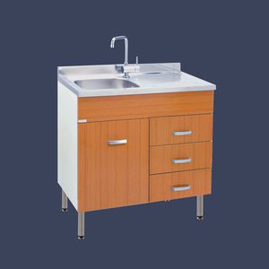 stainless steel kitchen sink cabinet