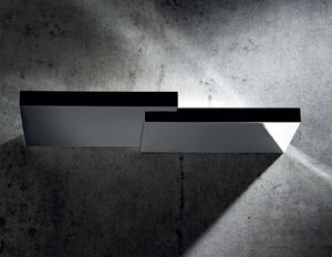 contemporary wall light / cast aluminum / chromed metal / LED