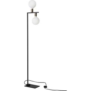 floor-standing lamp / contemporary / brass / incandescent