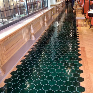 indoor hexagonal tiles