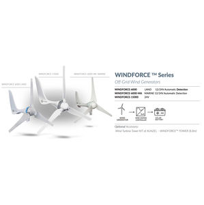 horizontal-axis small wind turbine / three-bladed