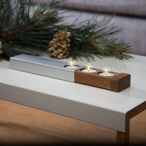aluminum candle holder