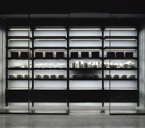 wall-mounted shelving system 1