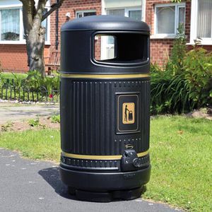 public trash can