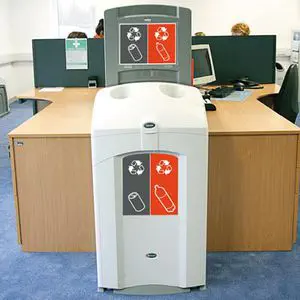 Glasdon C-Thru™ 5 batterij recycleerbak (3 kleuren) - Kleine