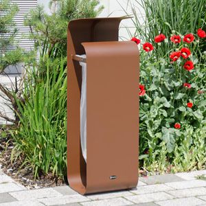 public trash bag holder