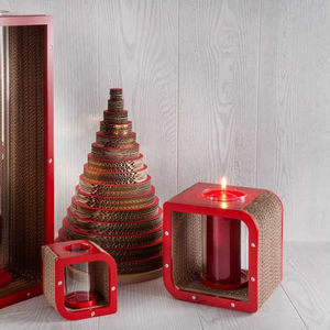 glass candle holder