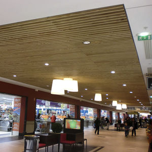 wooden suspended ceiling