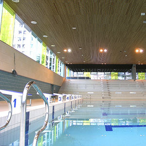 wooden suspended ceiling