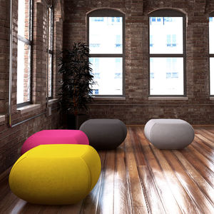 contemporary pouf
