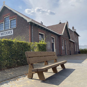 traditional public bench