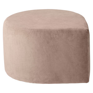 velvet pouf