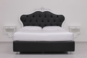 king size bed / queen size / classic / with upholstered headboard
