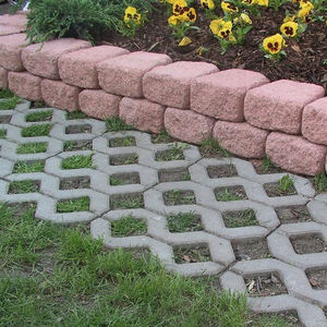 concrete grass paver
