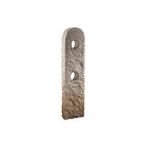 stone look fence post