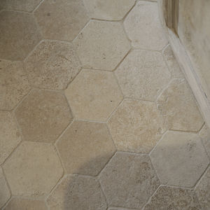 kitchen hexagonal tiles