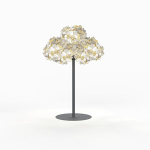 floor-standing lamp / contemporary / metal / wool