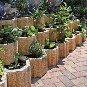 high-performance concrete flower box