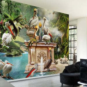 contemporary wallpaper / cellulose fiber / natural fiber / animal motif