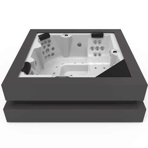 above-ground hot tub