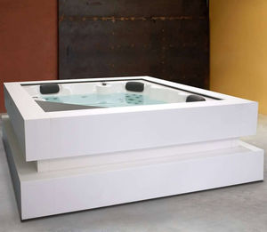 above-ground hot tub