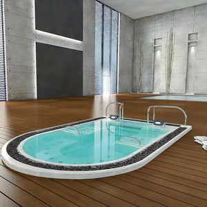 built-in hot tub