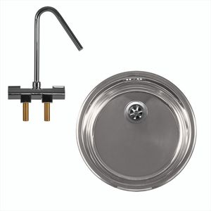 single-bowl kitchen sink