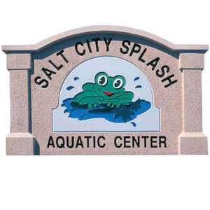 floor-mounted signboard